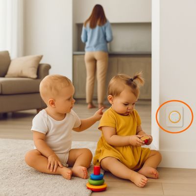 cache pour prise securite et confort