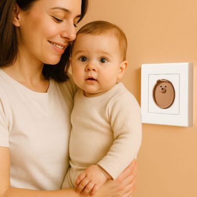 cache prise murale securite maximale de bebe