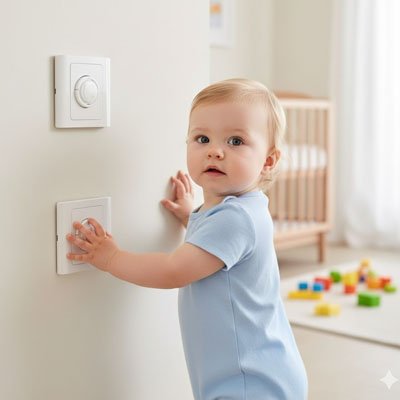 Cache prise protection bebe contre prise electrique