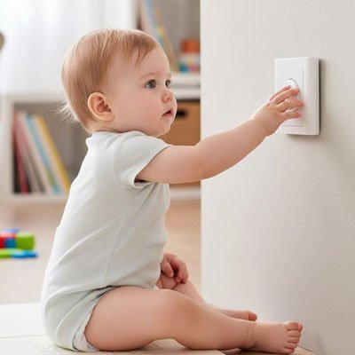 Cache prise protection de mon enfant contre choc electrique