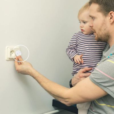 cache prise protection optimale pour bebe