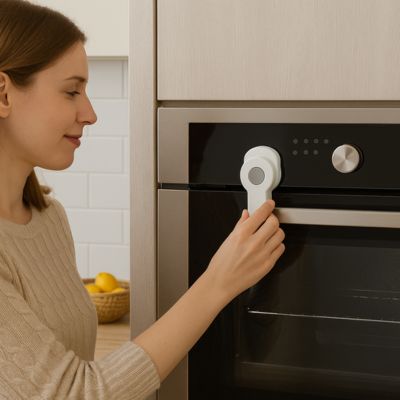 serrure de four securite et protection enfant en cuisine