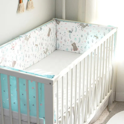 tour de lit bebe elite bleu