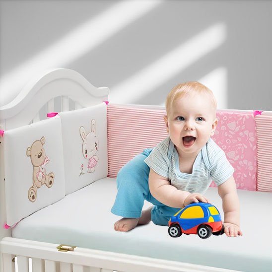 tour de lit bebe lustre securite enfant
